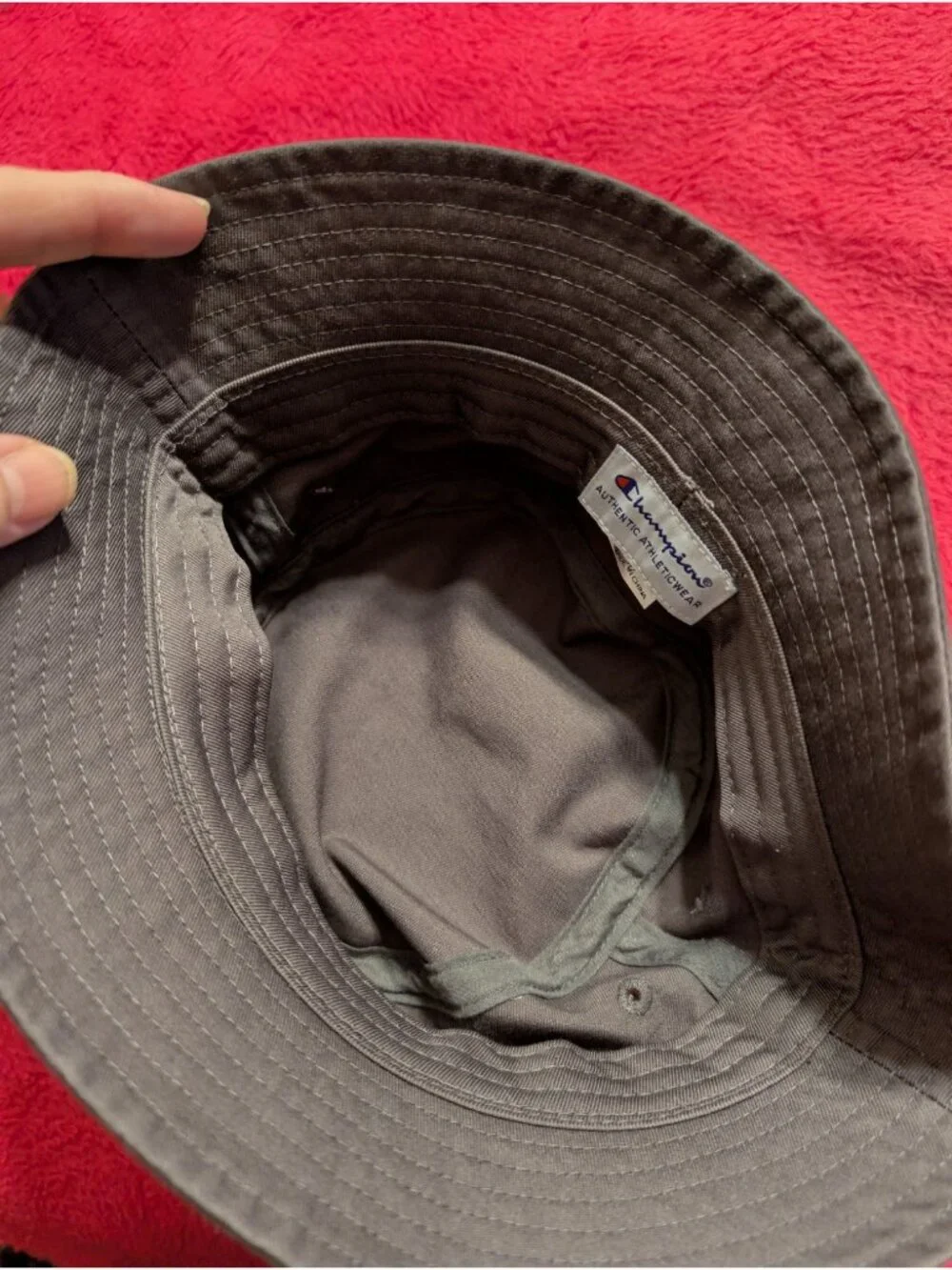 De Smet Jesuit Spartans Bucket Hat NWT Champion Small Medium Gray St Louis
